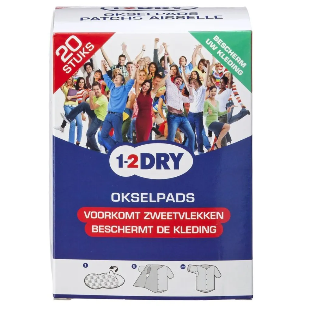 1-2 Dry Overmatig Transpireren>Okselpads
