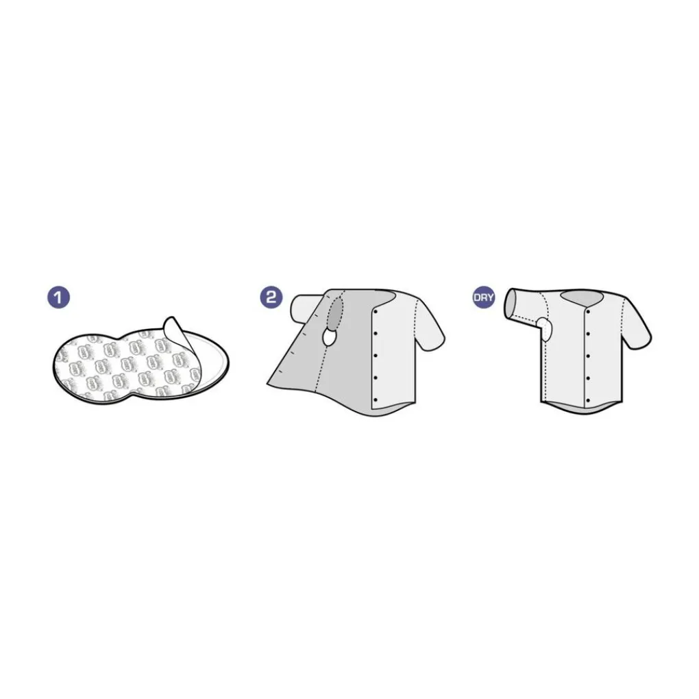 1-2 Dry Overmatig Transpireren>Okselpads