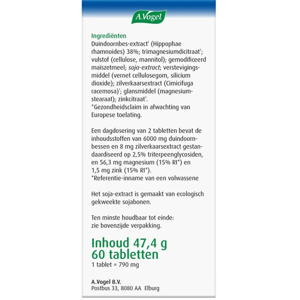 A.Vogel Natuurlijke Supplementen|Overgang>A. Vogel Famosan Overgang Totaal