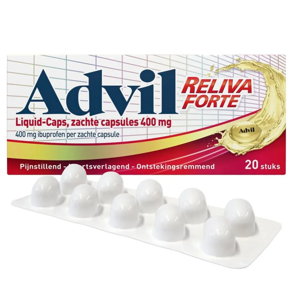 Advil Pijn>Reliva Forte 400mg Liquid-Caps