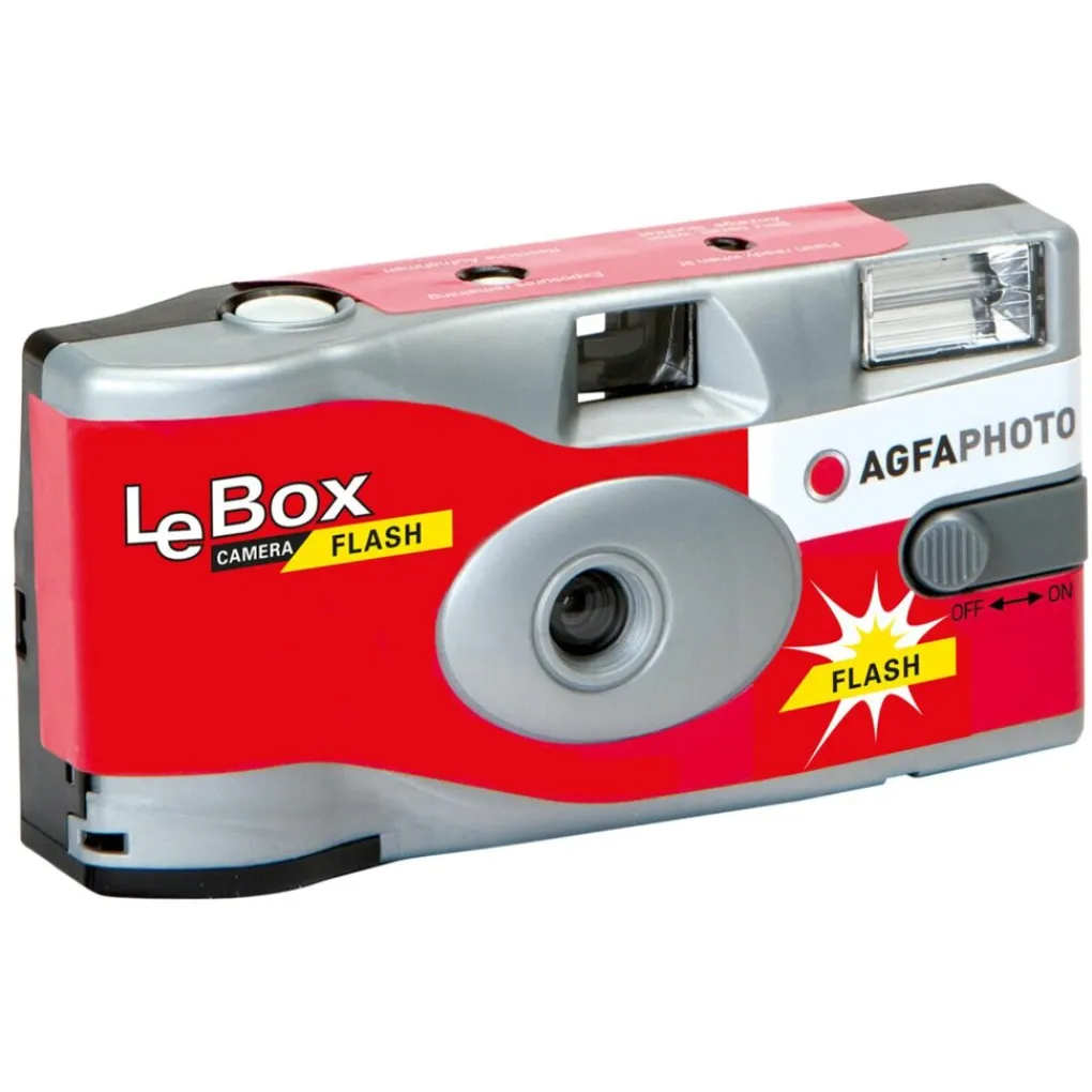 AgfaPhoto Verrassend Elektronica|Reisartikelen>LeBox Flash Wegwerpcamera met Flits
