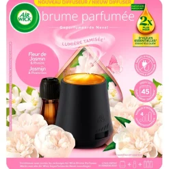 Airwick Luchtverfrissers>Air Wick Essential Mist Kalmerende Jasmijn & Pioen Automatische Luchtverfrisser Starterkit