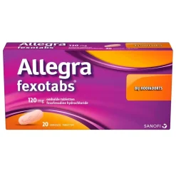 Allegra Allergische Reacties>Fexotabs Hooikoortstabletten