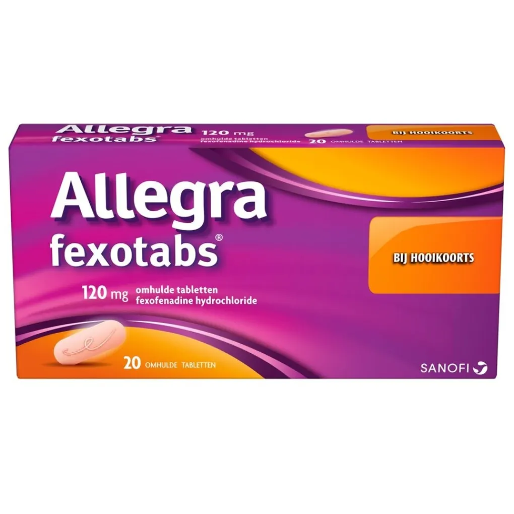 Allegra Allergische Reacties>Fexotabs Hooikoortstabletten