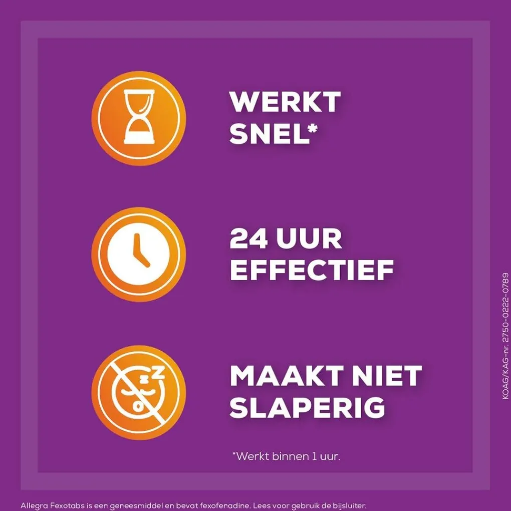 Allegra Allergische Reacties>Fexotabs Hooikoortstabletten