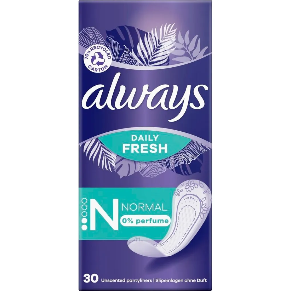 Always Dailies Inlegkruisjes>Fresh Normal Inlegkruisjes