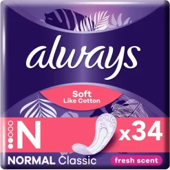Always Dailies Inlegkruisjes>Soft Like Cotton Normal Fresh Inlegkruisjes