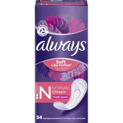 Always Dailies Inlegkruisjes>Soft Like Cotton Normal Fresh Inlegkruisjes