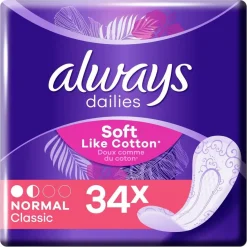 Always Dailies Inlegkruisjes>Soft Like Cotton Normal Inlegkruisjes