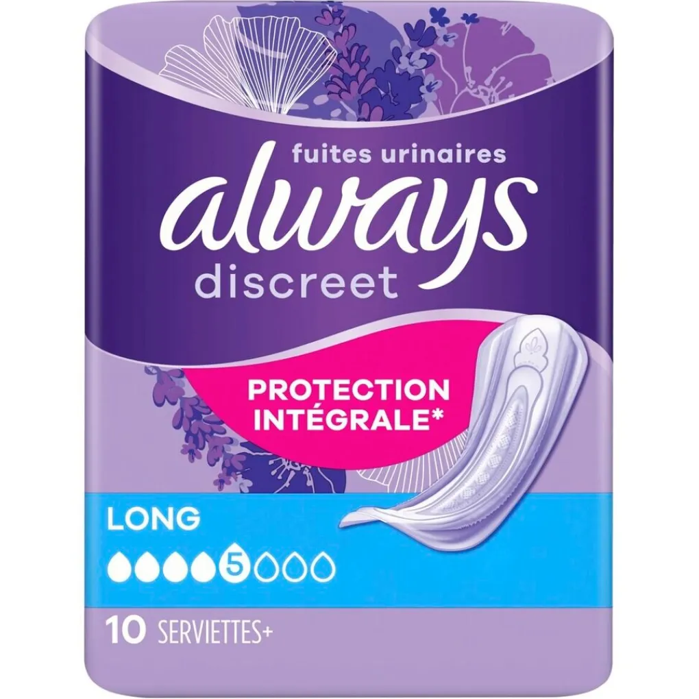 Always Discreet Incontinentie>Long Incontinentieverband