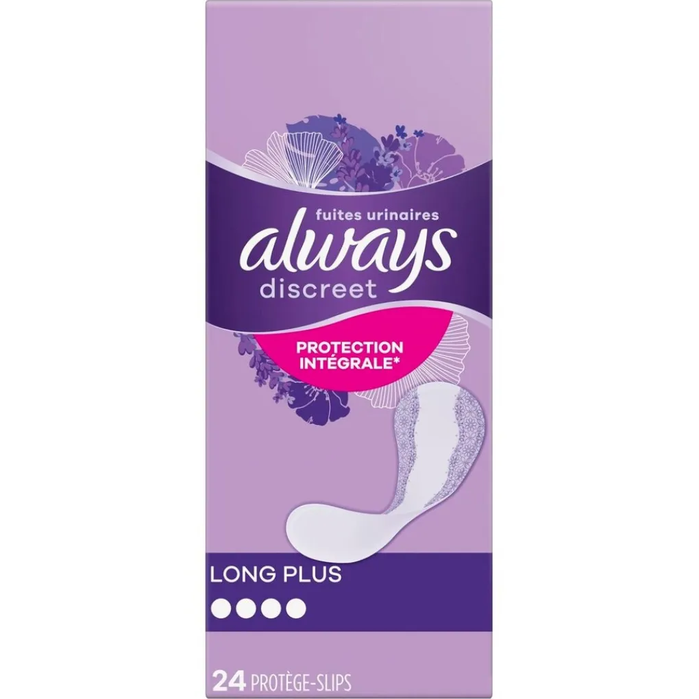 Always Discreet Incontinentie>Long Plus Inlegkruisjes