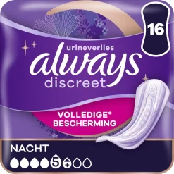 Always Discreet Incontinentie>Nacht Incontinentieverband