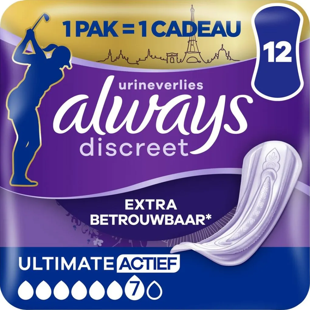 Always Discreet Incontinentie>Ultimate Incontinentieverband