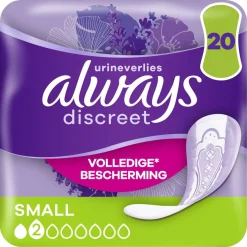 Always Discreet Incontinentie>voor Urineverlies Small Verband