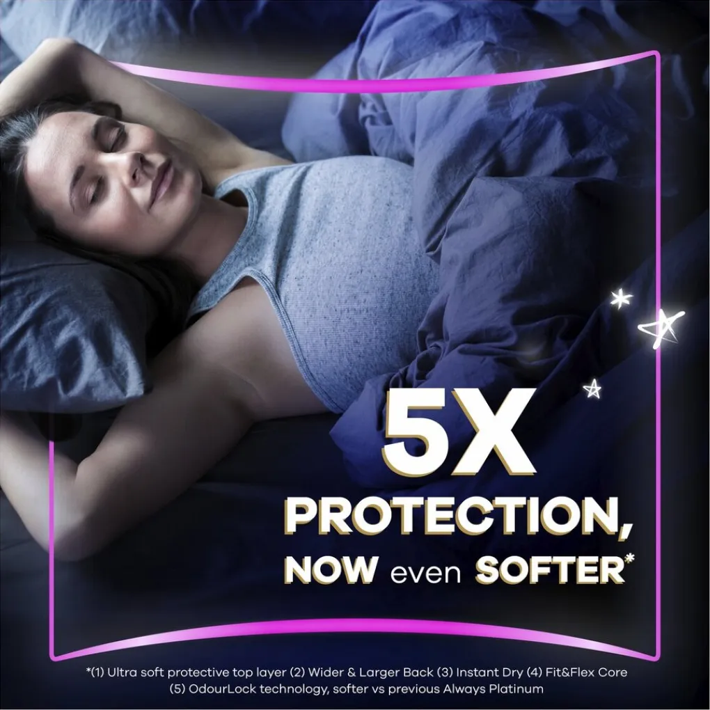 Always Maandverband>Platinum Secure Night Maandverband