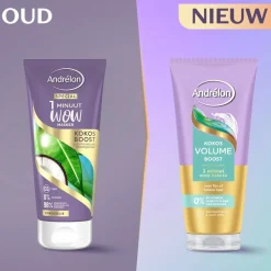 Andrelon Haarmasker>Andrélon Kokos Volume Boost 1 Minuut Wow Haarmasker