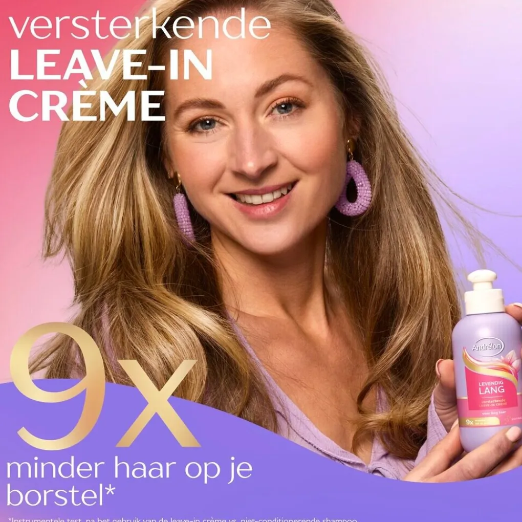 Andrelon Haarcrème>Andrélon Levendig Lang Leave-in Haarcrème