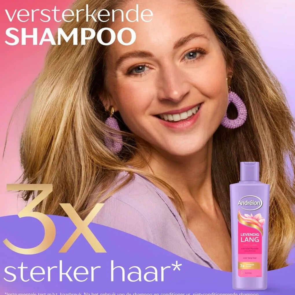 Andrelon Shampoo>Andrélon Levendig Lang Versterkende Shampoo
