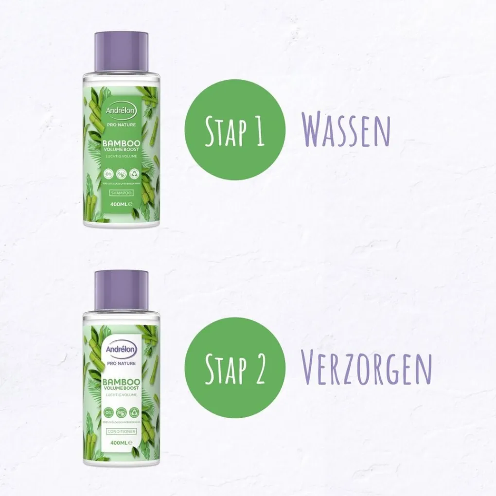 Andrelon Conditioner>Andrélon Pro Nature Bamboo Volume Booste Conditioner