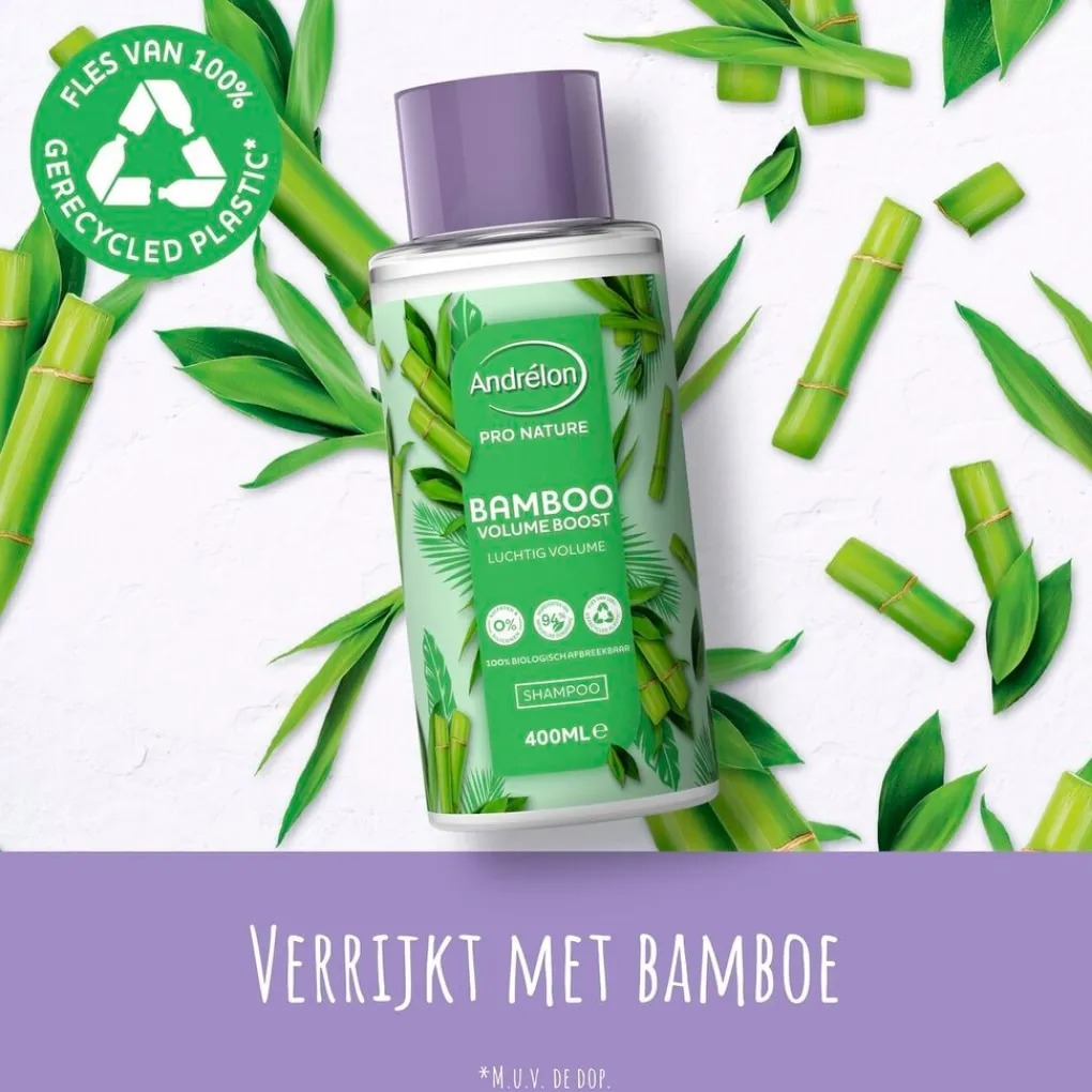 Andrelon Shampoo>Andrélon Pro Nature Bamboo Volume Boost Shampoo