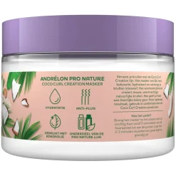 Andrelon Haarmasker>Andrélon Pro Nature Coco Curl Creation Haarmasker