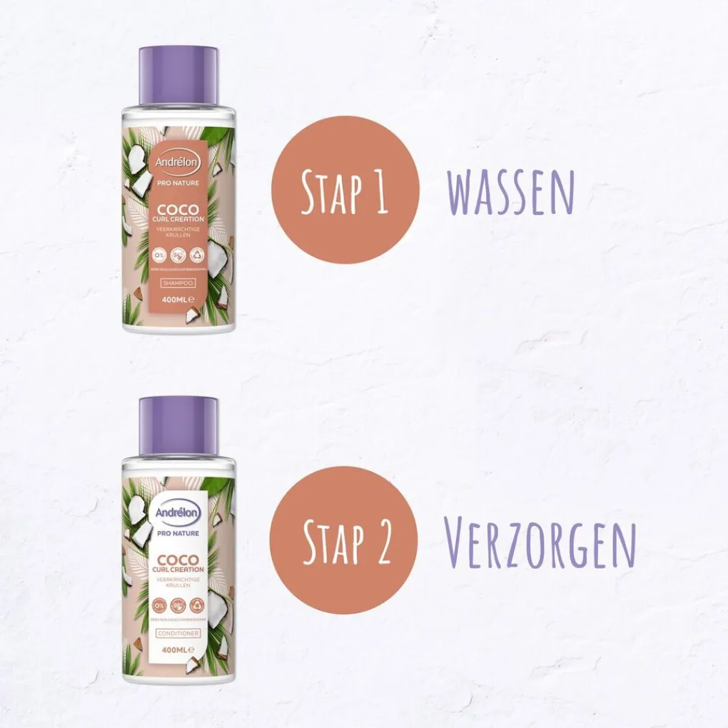 Andrelon Shampoo>Andrélon Pro Nature Coco Curl Creation Shampoo