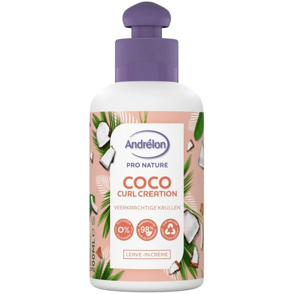 Andrelon Haarcrème>Andrélon Pro Nature Coco Curl Creation Leave-In Crème
