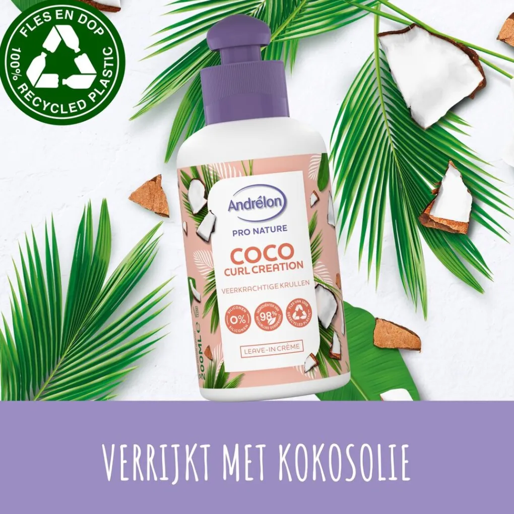 Andrelon Haarcrème>Andrélon Pro Nature Coco Curl Creation Leave-In Crème
