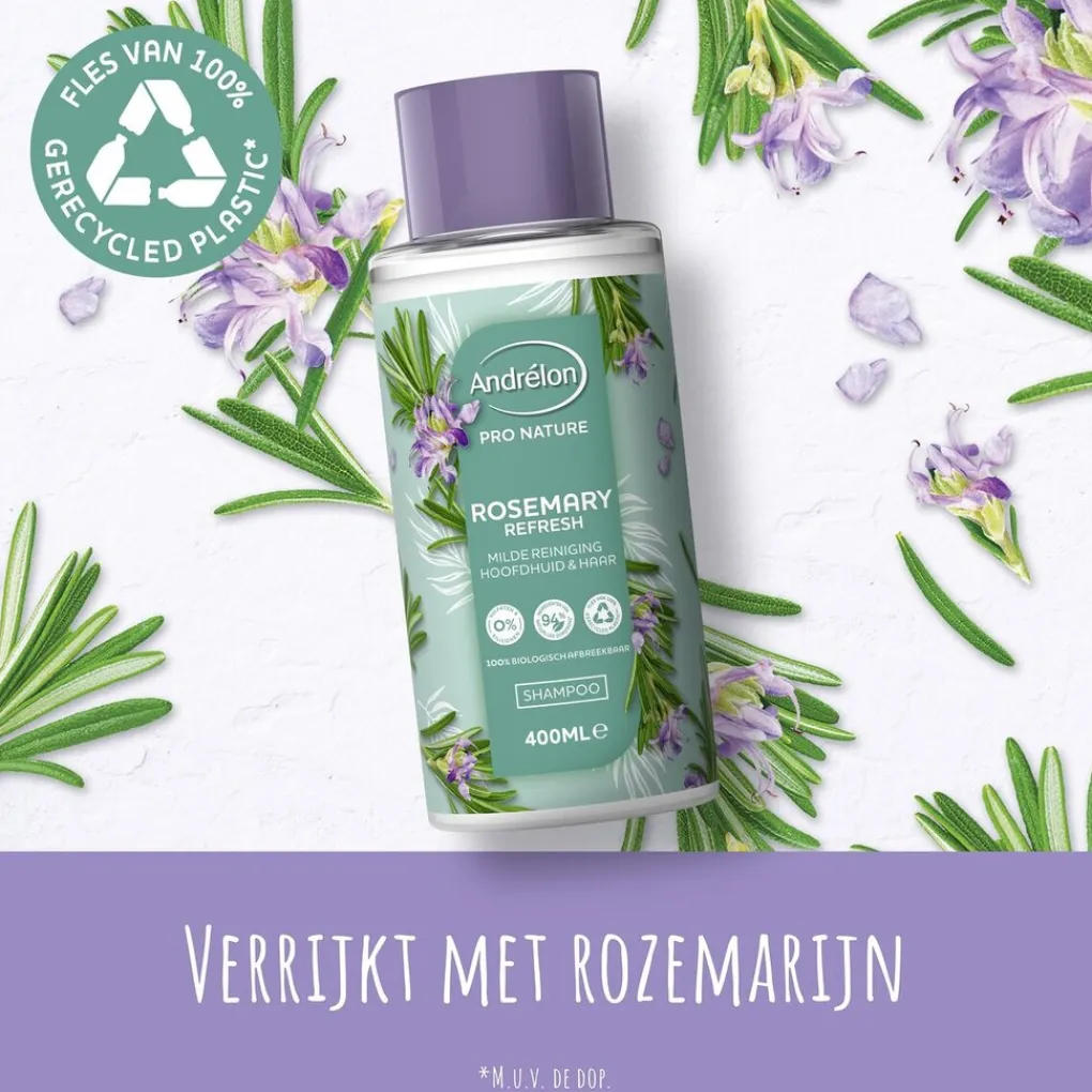 Andrelon Shampoo>Andrélon Pro Nature Rosemary Refresh Shampoo