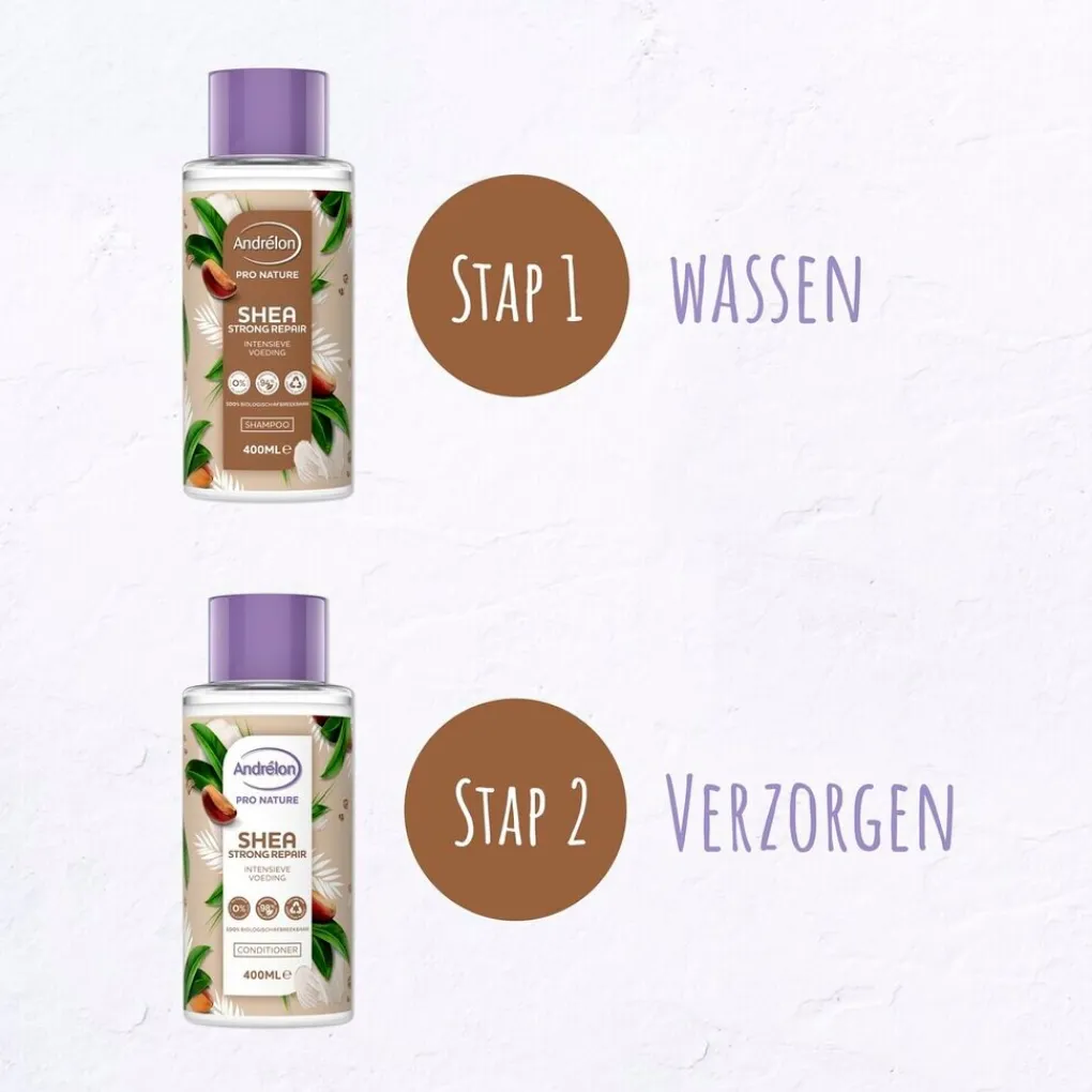 Andrelon Shampoo>Andrélon Pro Nature Shea Strong Repair Shampoo