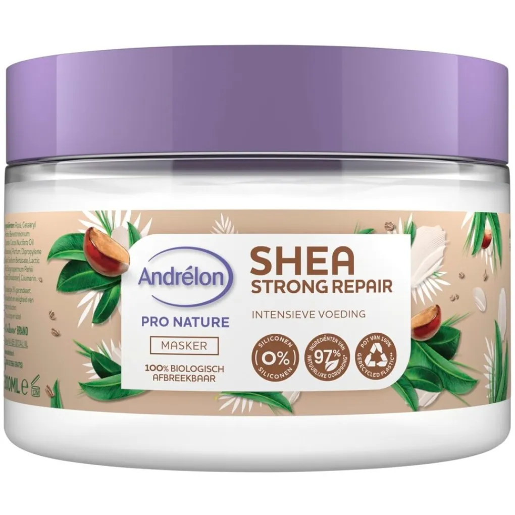 Andrelon Haarmasker>Andrélon Pro Nature Shea Strong Repair Haarmasker