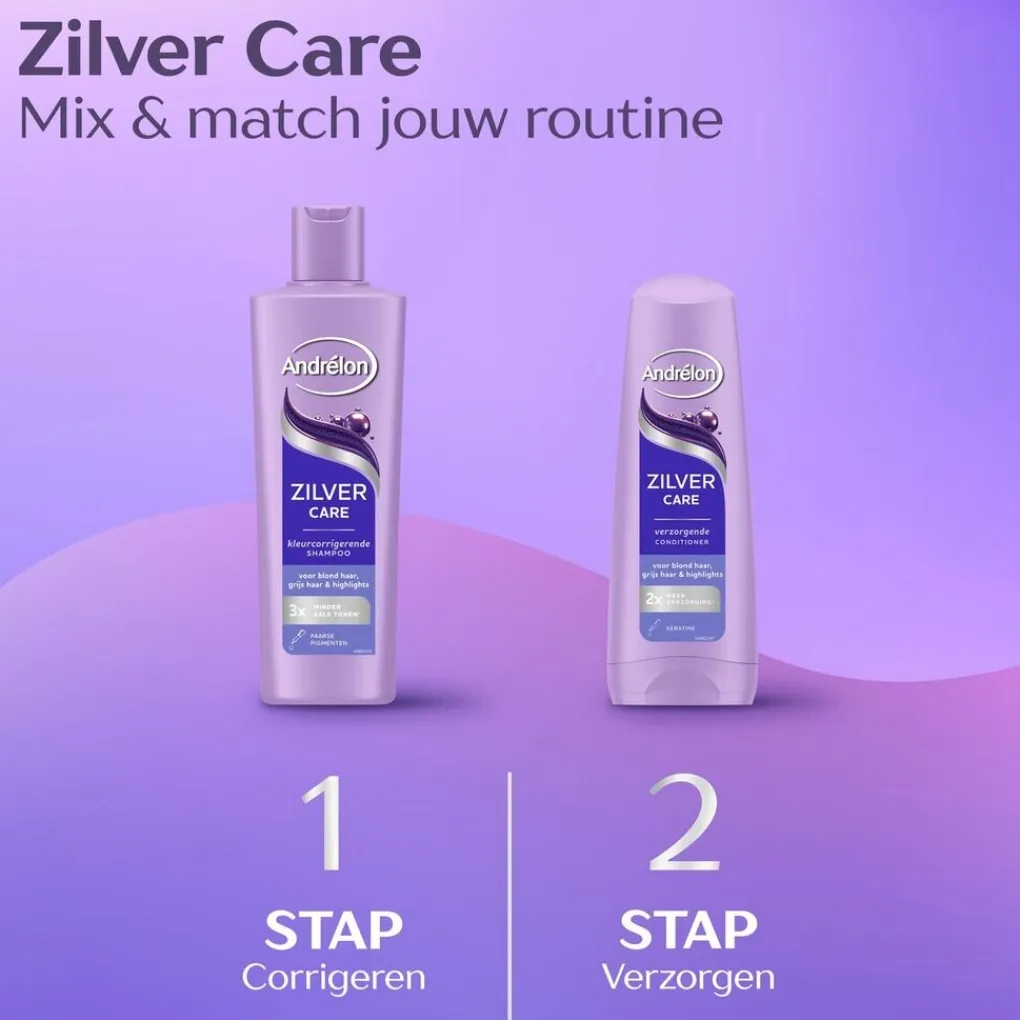 Andrelon Shampoo>Andrélon Zilver Care Kleurcorrigerende Shampoo