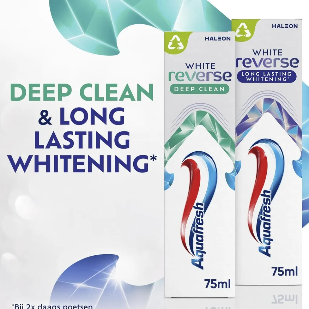 Aquafresh Tandpasta>White Reverse Long Lasting Strengthening Tandpasta