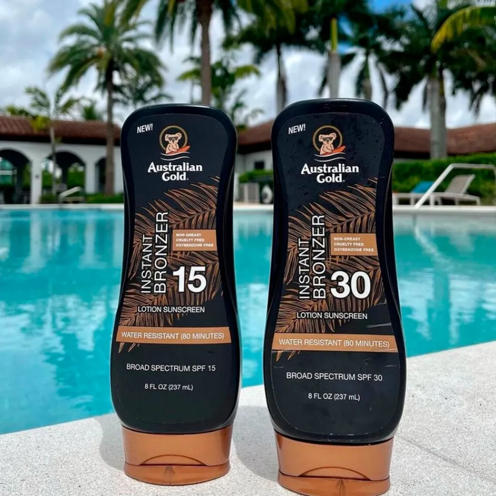 Australian Gold Zonnebrand>Instant Bronzer SPF30 Zonnebrand Lotion