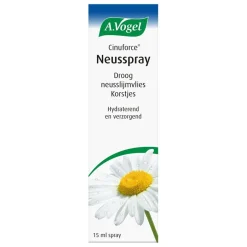 A.Vogel Natuurlijke Zelfzorgmiddelen|Luchtwegen>Cinuforce Droog Neusslijmvlies en Korstjes Neusspray