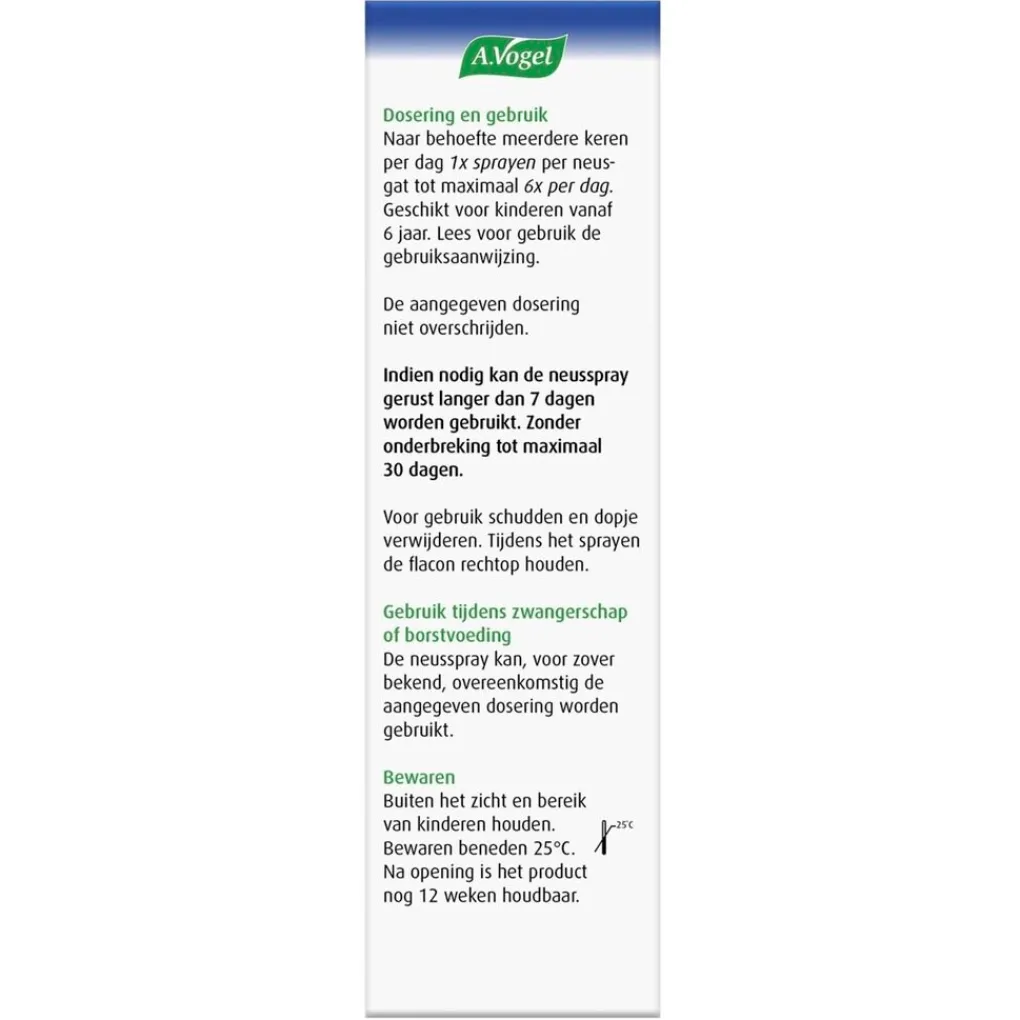 A.Vogel Luchtwegen|Natuurlijke Zelfzorgmiddelen>Cinuforce Extra Forte Neusspray