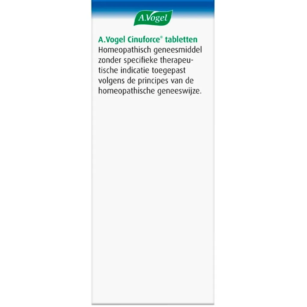 A.Vogel Natuurlijke Zelfzorgmiddelen>Cinuforce Tabletten