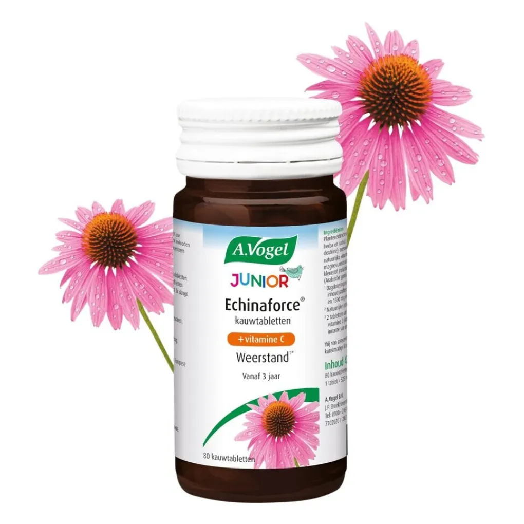 A.Vogel Natuurlijke Supplementen|Vitamines>Echinaforce Junior + Vitamine C Kauwtabletten