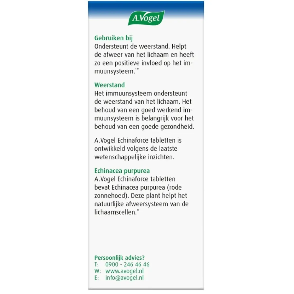 A.Vogel Natuurlijke Supplementen>Echinaforce Tabletten
