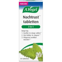 A.Vogel Rust En Ontspanning>3-in-1 Nachtrust Tabletten