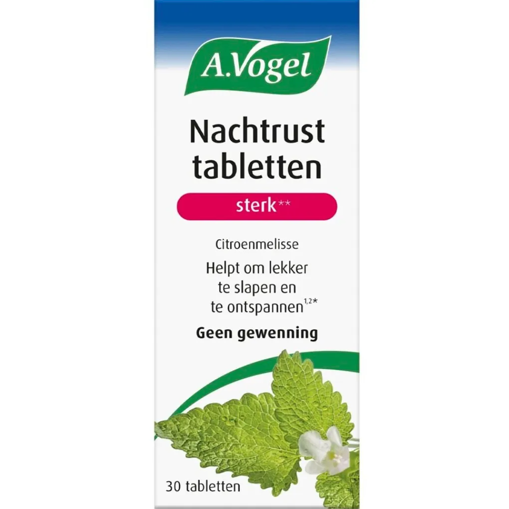 A.Vogel Natuurlijke Supplementen|Rust En Ontspanning>Nachtrust Sterk** Tabletten