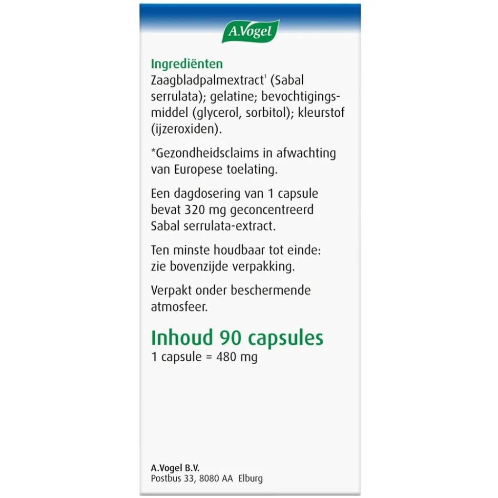 A.Vogel Natuurlijke Supplementen|Prostaatsupplementen>Prostaforce Capsules