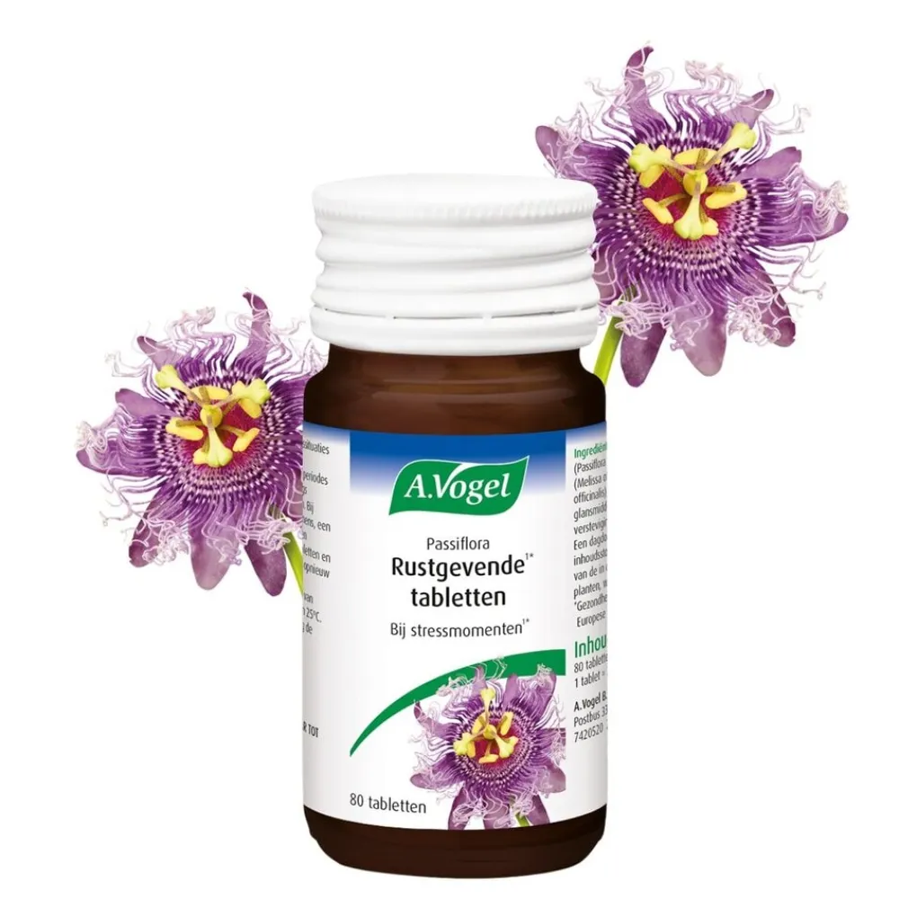 A.Vogel Natuurlijke Supplementen|Rust En Ontspanning>Rustgevend Passiflora Complex Tabletten