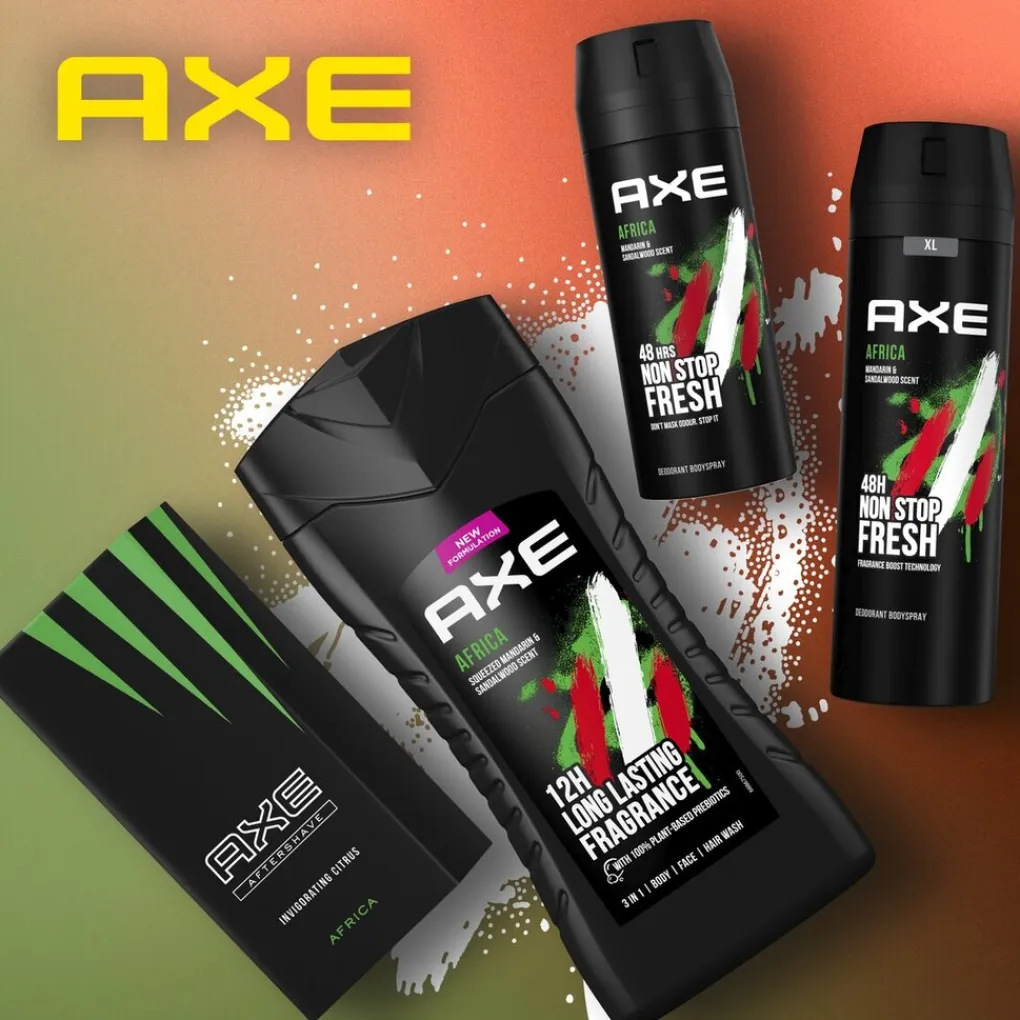 Axe Douchegel>Africa 3-In-1 Douchegel en Shampoo