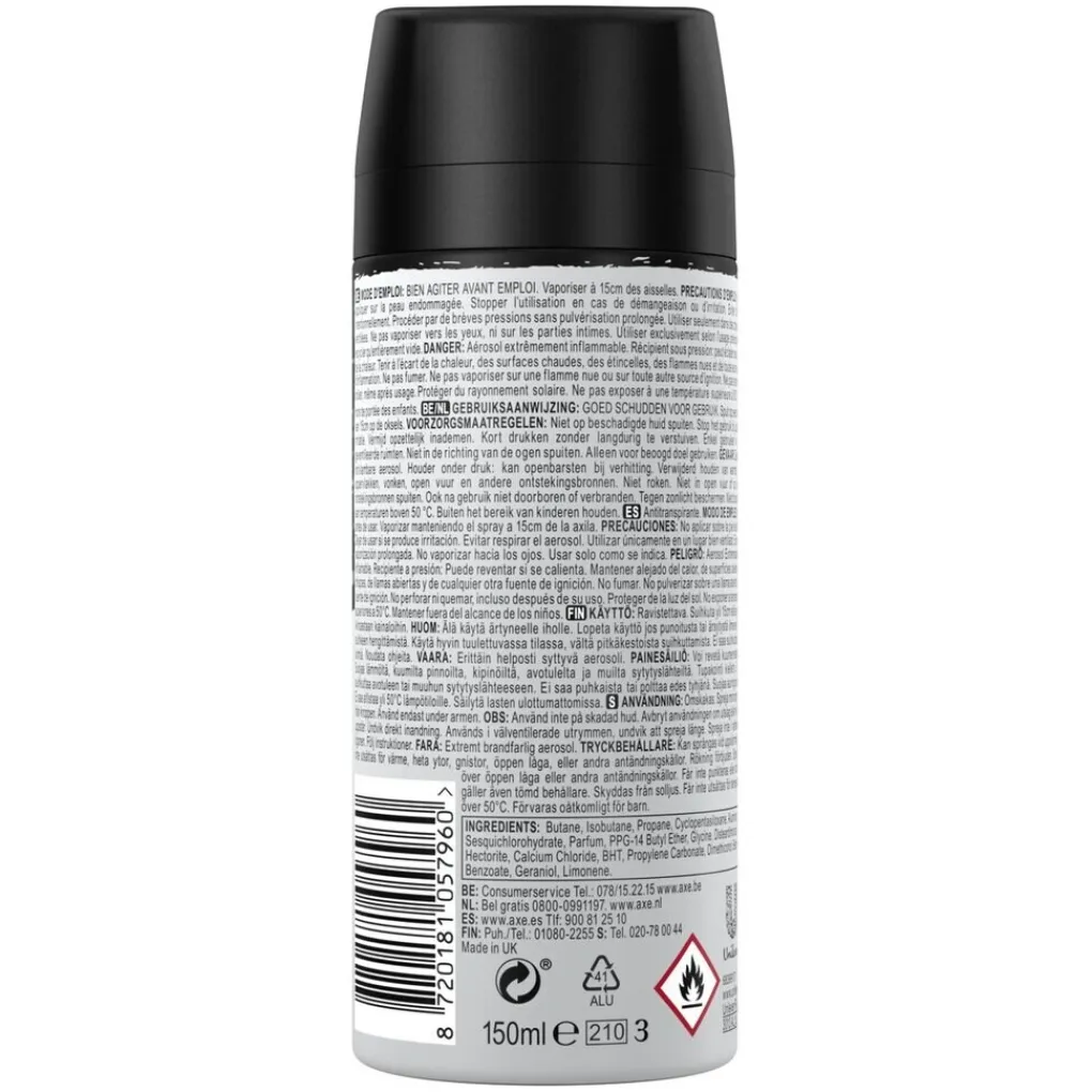 Axe Deospray>Black Antitranspirant Spray