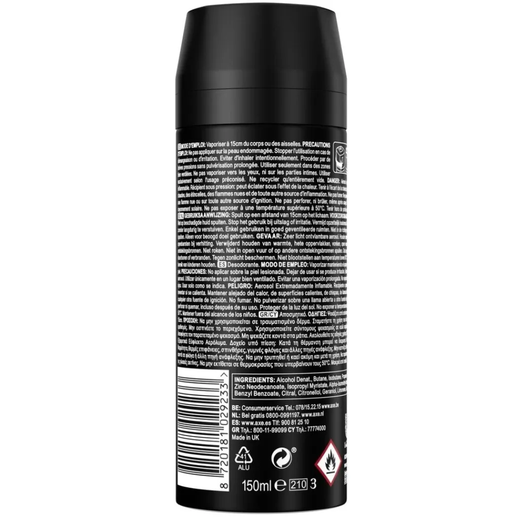Axe Deospray>Black Deodorant & Bodyspray