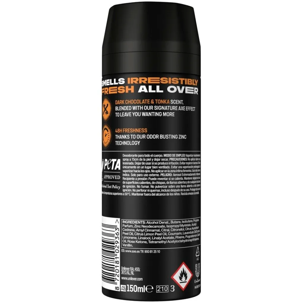 Axe Deospray>Dark Temptation Deodorant & Bodyspray