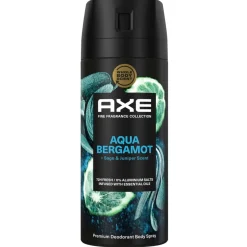 Axe Fine Fragrance Deospray>Aqua Bergamot Deodorant & Bodyspray