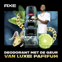 Axe Fine Fragrance Deospray>Aqua Bergamot Deodorant & Bodyspray