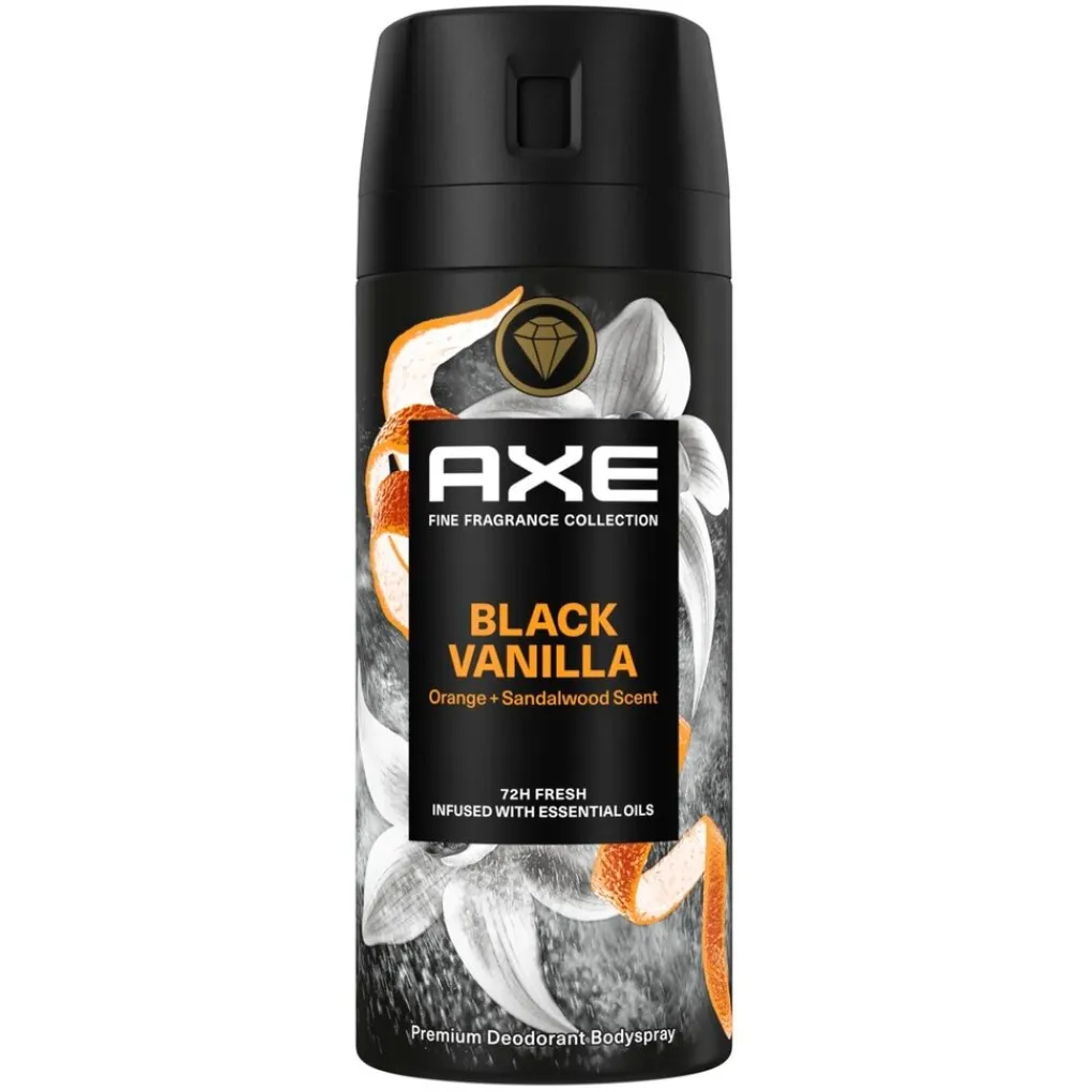 Axe Fine Fragrance Deospray>Black Vanilla Deodorant Bodyspray